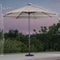 SunVilla 10ft Aluminium Auto-Tilt 56 LED LIGHTED  Umbrella in Pebble