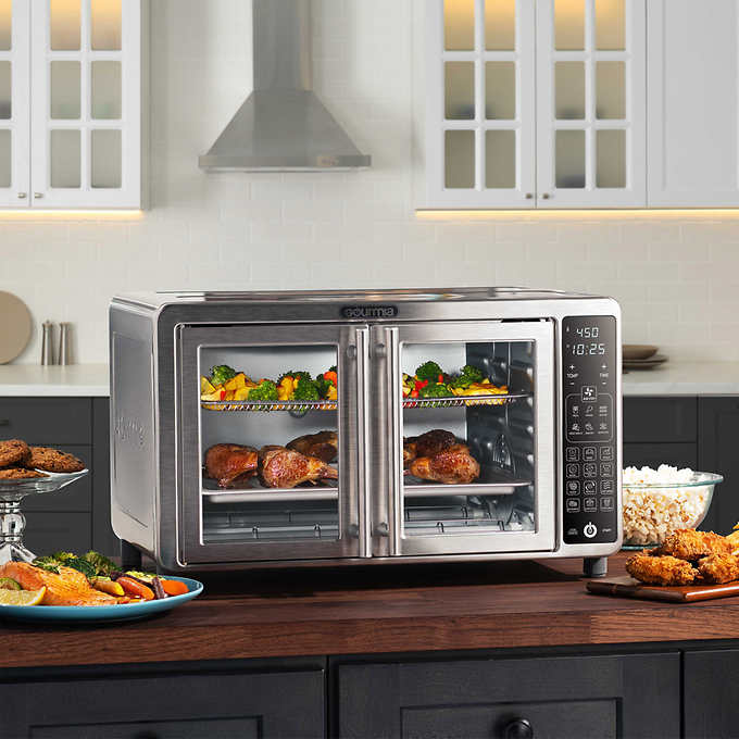 Gourmia XL Digital Air Fryer Toaster Oven with Single-Pull French Door –  Master Outlet Inc