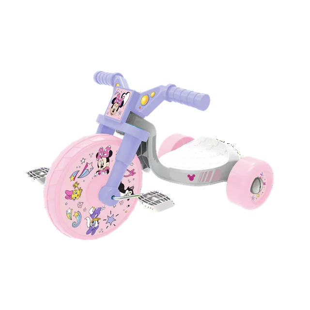 Minnie Mouse 10 inch Flywheel Tricycle Ride on with Lights and Sound Effects