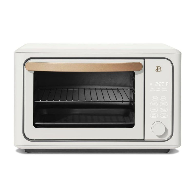 Beautiful 6 Slice Touchscreen Air Fryer Toaster Oven, White Icing by Drew Barrymore