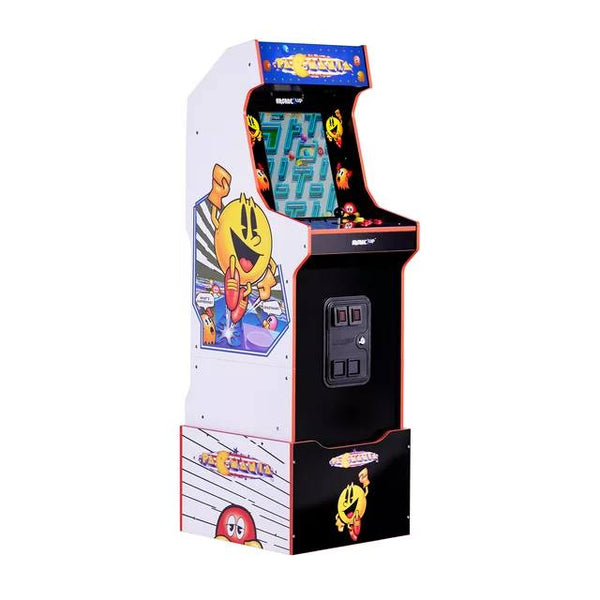 Arcade1Up, Bandai Namco 14-IN-1 Legacy Arcade Game PAC-MANIA Edition with Licensed RiserChristmas Tree