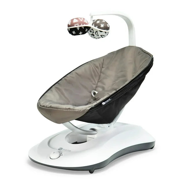 4moms RockaRoo Baby Rocker with Front to Back Gliding Motion, Graphite