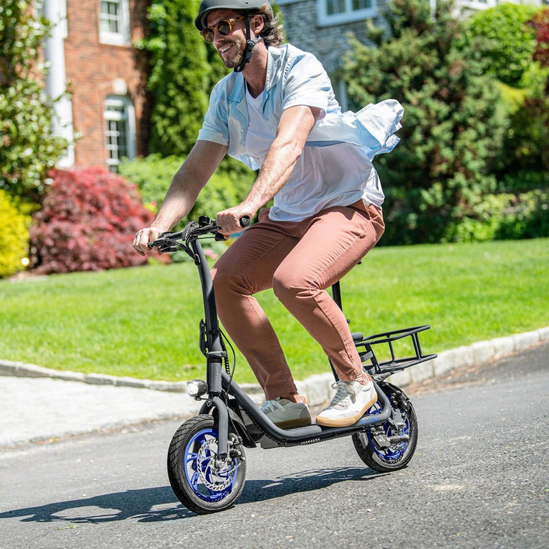 Jetson - Ryder Electric Scooter w/ 12mi Max Operating Range & 15.5 mph Max Speed - Gray