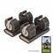 Centr - Smart Stack 50 lb Adjustable Dumbbell Pair - Beige (100 lbs total)