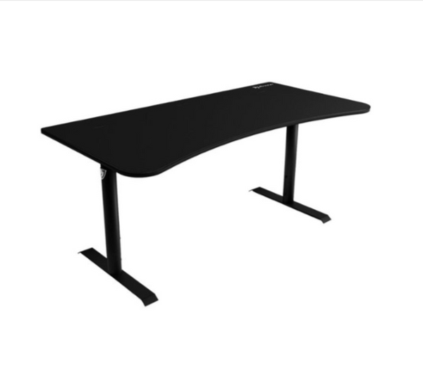 Arozzi - Arena Ultrawide Curved Gaming Desk - Pure Black