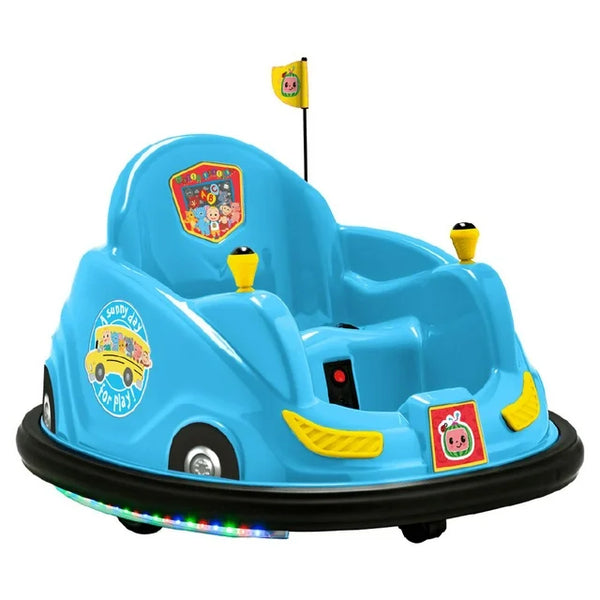 CoComelon 6V Bumper Car, Battery Powered, Electric Ride on for Children by Flybar, Includes Charger