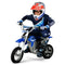 Hyper Toys HPR 350 Dirt Bike 24 Volt Electric Motorcycle in Blue, for Ages 13 Years and Older, 14 MPH Max Speed