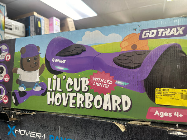 GOTRAX Lil Cub Hoverboard 6.5" Wheels, Max 2.5 Miles, 6.2mph Self Balance for 44-88lbs Kids, Purple