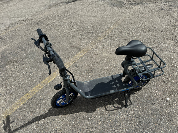 Jetson - Ryder Electric Scooter with 12 miles Max Operating Range & 15.5 mph Max Speed - Gray