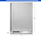 Insignia™ - 5.4 Cu. Ft. Indoor/Outdoor Mini Fridge with ENERGY STAR Certification - Stainless Steel