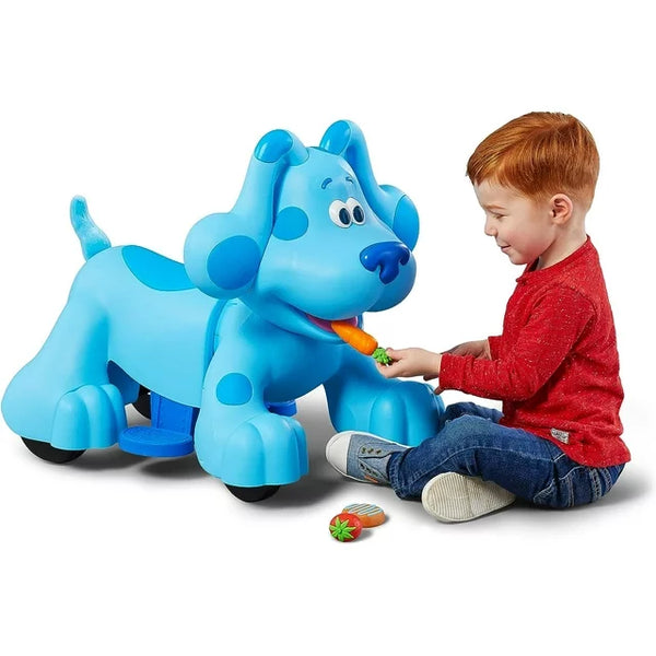 Kid Trax 6V Rideamals Blue's Clues Snack Time Interactive Ride-On Toy, Kids Toy for Ages 18-30 Months