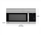 LG - 1.7 Cu. Ft. Over-the-Range Microwave with EasyClean - Stainless Steel Model:LMV1764ST
