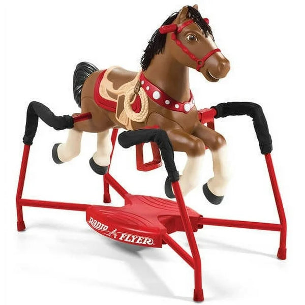 Radio Flyer, Blaze Interactive Spring Horse, Ride-on with Sounds for Boys and Girls