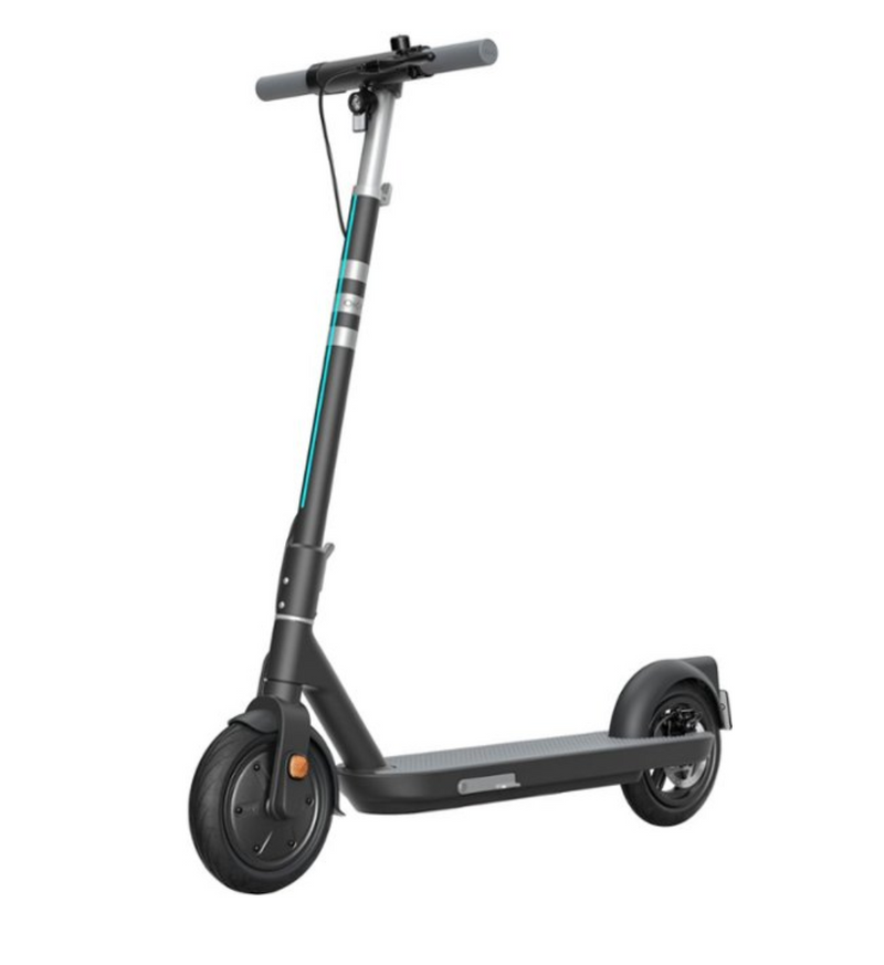 OKAI - Neon Lite Foldable Electric Scooter w/18.6 Miles Max Operating Range & 15.5 mph Max Speed - Black