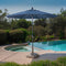 ProShade 10' Auto Tilt Aluminum Umbrella (NO BASE) INDIGO BLUE