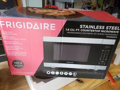 Frigidaire 1.6 cu. ft. Mid Size Countertop Microwave Oven Stainless Steel