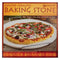 Pizzacraft 15" Round Ceramic Pizza Stone and Baking Stone with Wire Frame, for Oven, Grill, or BBQ-P (2114690154563)