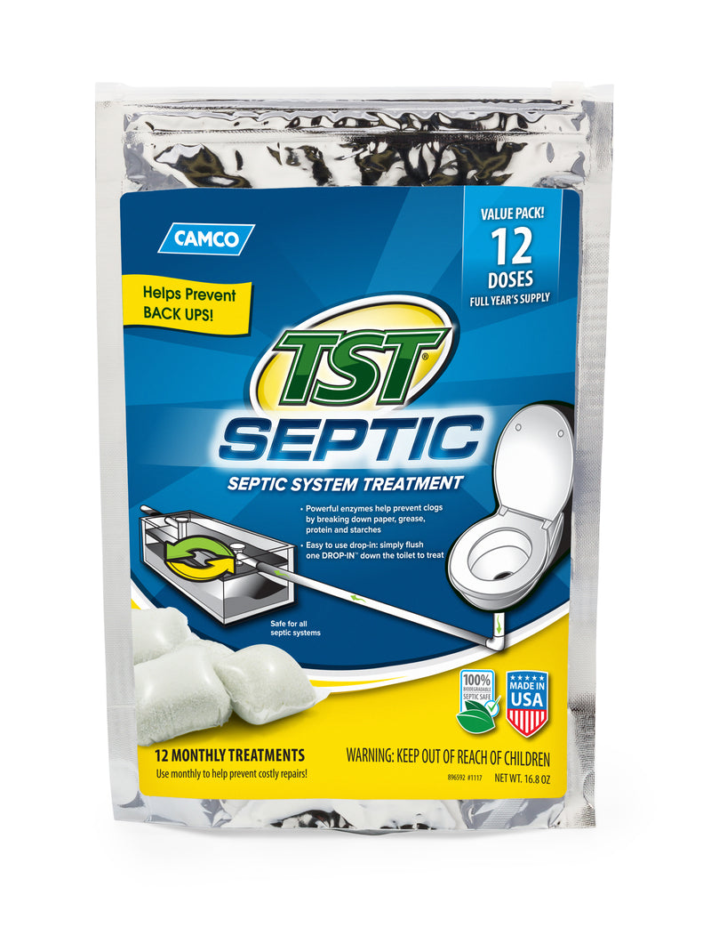 Septic Tank Treatment Drop-Ins, 12/bag