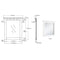 Design House 541581 Bathroom Wall Cottage Mirror 21"x24", White