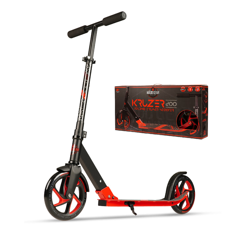 Madd Gear Kruzer 200mm – Red/Black - Suits Ages 5+ - Max Rider Weight 220lbs