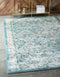 5 x 8 Unique Loom Christianshavn Oslo Vintage Geometric Area Rug