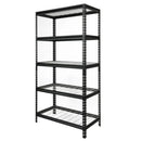 WORKPRO 36" W x 18" D x 72" H 5-Shelf Freestanding Shelves, Storage Rack, Black