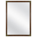 Mainstays 20x28 Inch Wood Mirror with Corner Accents