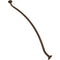 Bath Bliss Wall Mountable Curved Adjustable Shower Rod in Bronze