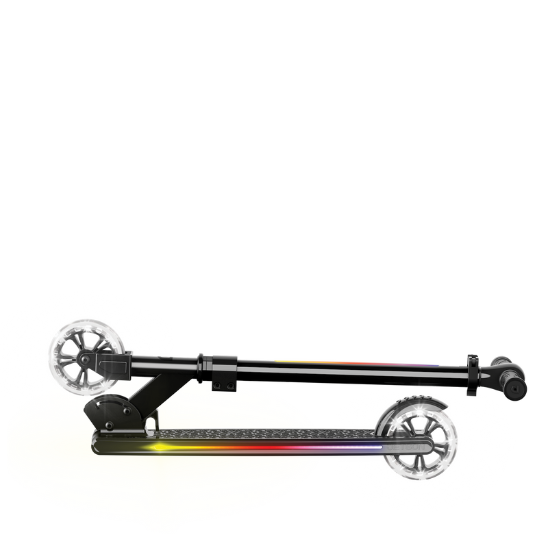 Jetson Mars 2-Wheel Folding Kids Kick Scooter with LED Light-up Stem, Deck and Wheels, Adjustable Handlebars