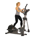 Sunny Health & Fitness Magnetic Elliptical Exercise Trainer Machine for Home, Heart Rate Monitor, High Weight Capacity SF-E3912