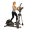 Sunny SF-E3912 Magnetic Elliptical Trainer Elliptical Machine with Device Holder, Programmable Monitor