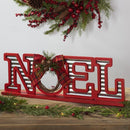 Belham Living Merry Christmas Red Decorative Sign 18.5in L x 6in H