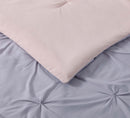 My World Pleated Reversible Comforter Set, Multiple Colors, TWIN XL