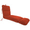 Sunbrella 22" x 74" Red Rectangle Chaise Lounge Outdoor Seating Cushion