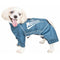 Dog Helios 'Hurricanine' Small Waterproof Full Body Dog Coat Jacket W/ Heat Reflection, Blue