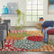 Nourison Aloha Indoor/Outdoor Tropical Floral Green 3'6" x 5'6" Area Rug