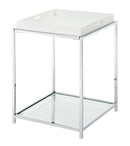 Convenience Concepts Palm Beach End Table with Tray 18"L x 18"W x 24"H