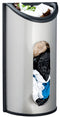 Estilo Wall Mount Bag Saver, Holder & Dispenser, Brushed Stainless Steel (3.25"x 6.625"x 12.25")