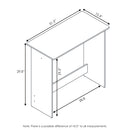 Furinno Simplistic Study Table, WALNUT