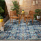 Better Homes & Gardens Turquoise Medallion Outdoor Rug, - 7x10