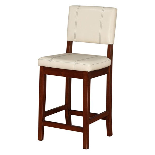 Linon Milano 24" Bar Stool, Cream