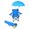 BLUE Beach Baby® ALL-SEASON Umbrella Chair with Matching Shoulder Bag