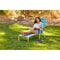 Outdoor Spectator Classic Webbed Folding Chaise Lounger Camp/Lawn Chair (Green)