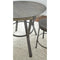 42" BY 36" HIGH Round Portland Counter Height Dining Table with Pedestal Base