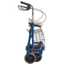 DMI Walkers for Seniors with Padded Seat, Removable Basket and Storage Tray