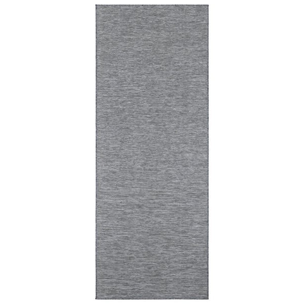 Ottomanson Sundance Reversible Indoor/Outdoor Runner Gray, 2' X 5'