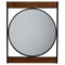 MoDRN Industrial Metal Wall Mirror 29.92W x .59D x 24.8H in.