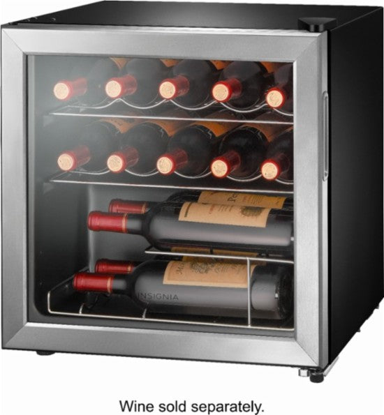 Insignia 14-Bottle Wine Cooler - Stainless steel (1908424310851)