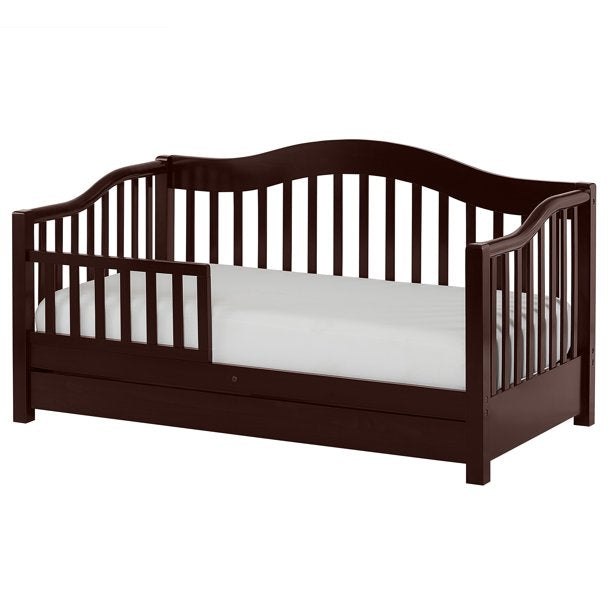 Dream on Me Toddler Day Bed with Storage, Espresso