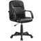Yaheetech Adjustable Office Chair Swivel Chair Executive Artificial Leather Computer Chair